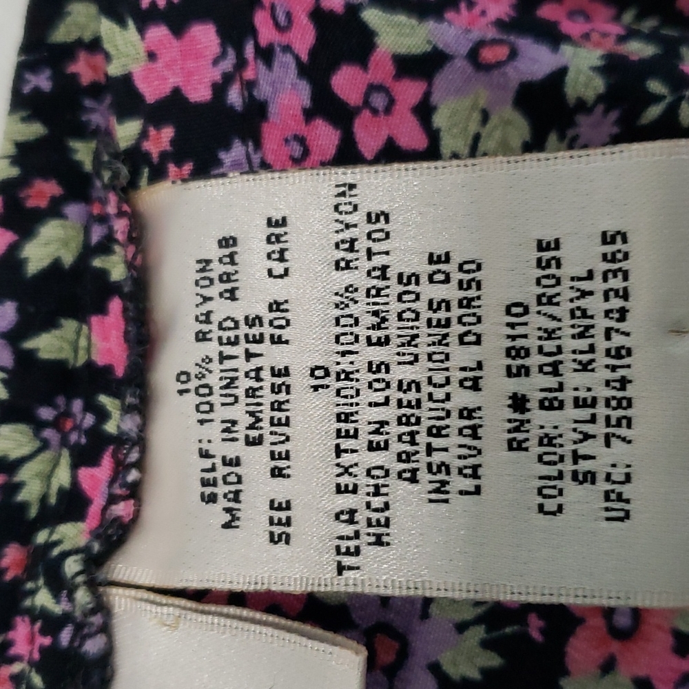 Vintage Maxi Skirt Ditzy Print Floral‎ Size Small - Picture 12 of 13